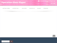 Tablet Screenshot of operationglassslipper.org